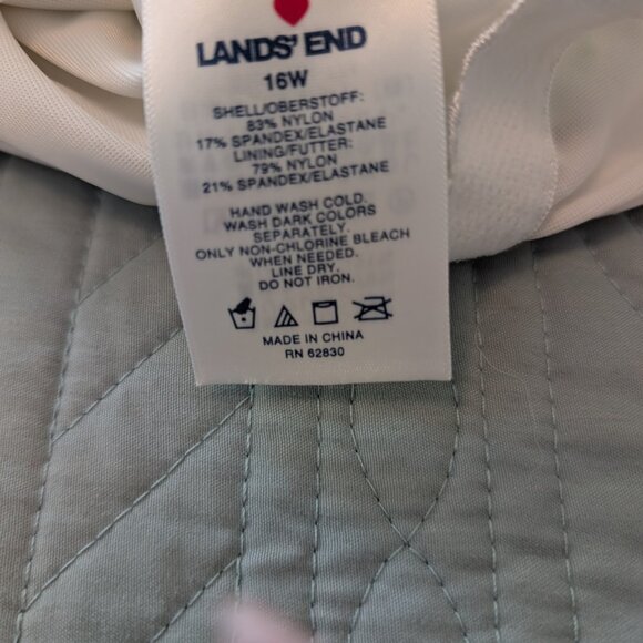 Draper James Green and Pink Checkered One Piece Swimsuit - Picture 4 of 5